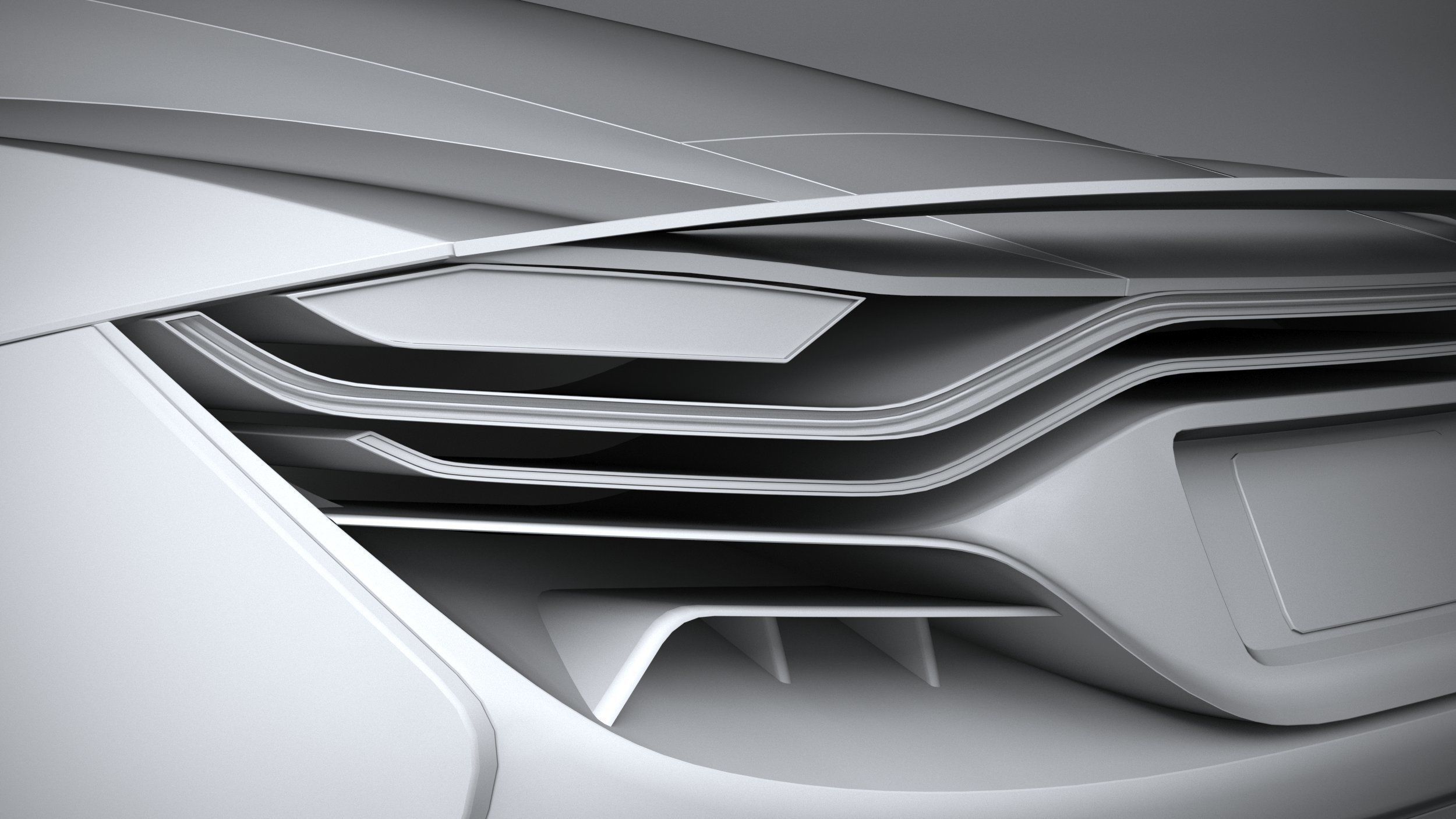 Generic Supercar v2 2020 LowPoly 3D model_24