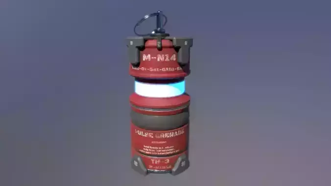  Grenade sci-fi weapone in 5 versions gamedev