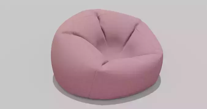 Beanbag bean bag chair 3D model
