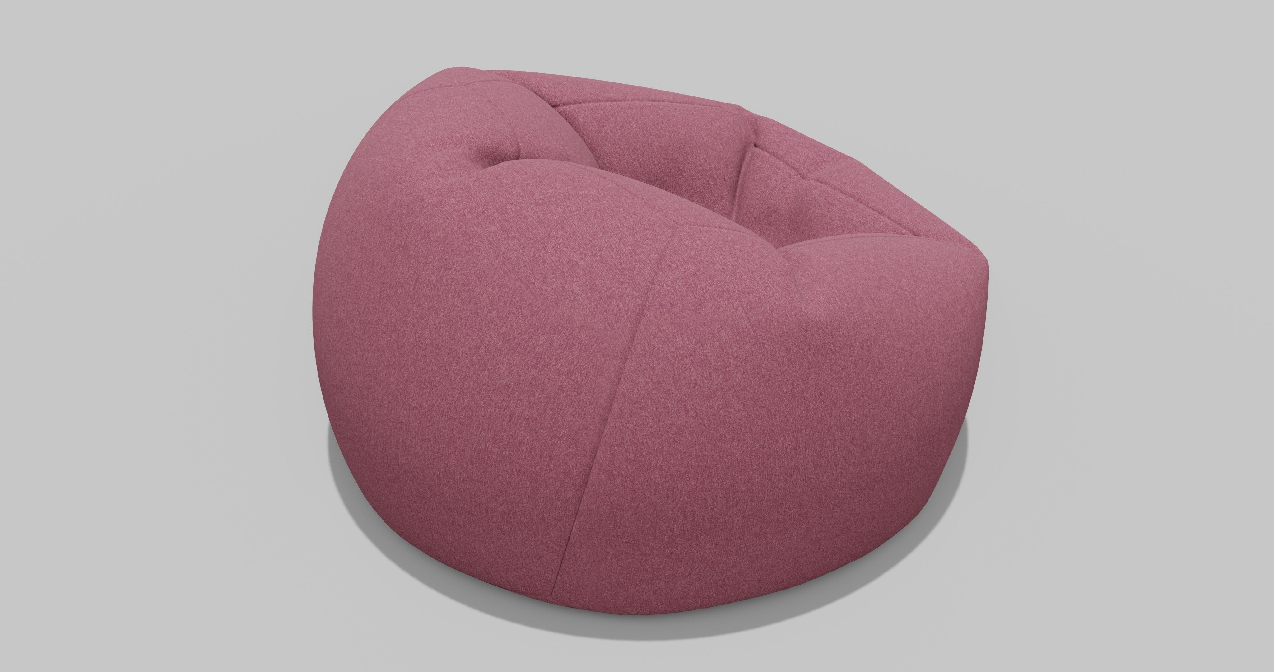 Beanbag bean bag chair 3D model_4