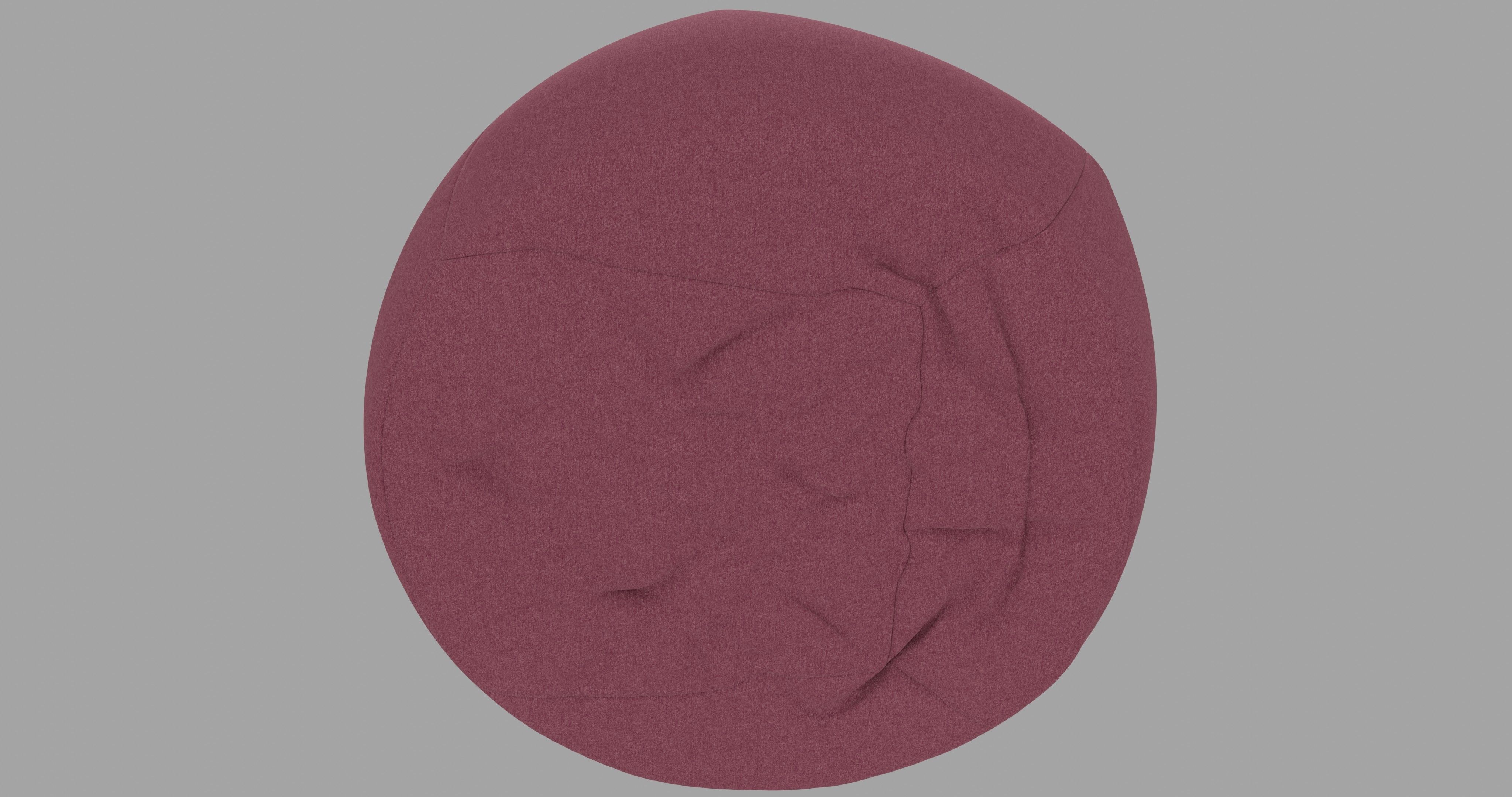 Beanbag bean bag chair 3D model_9