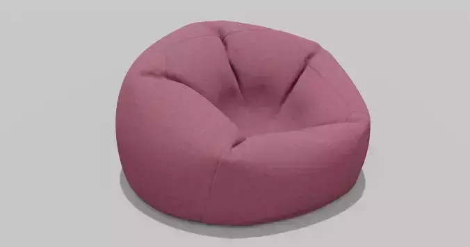 Beanbag bean bag chair 3D model