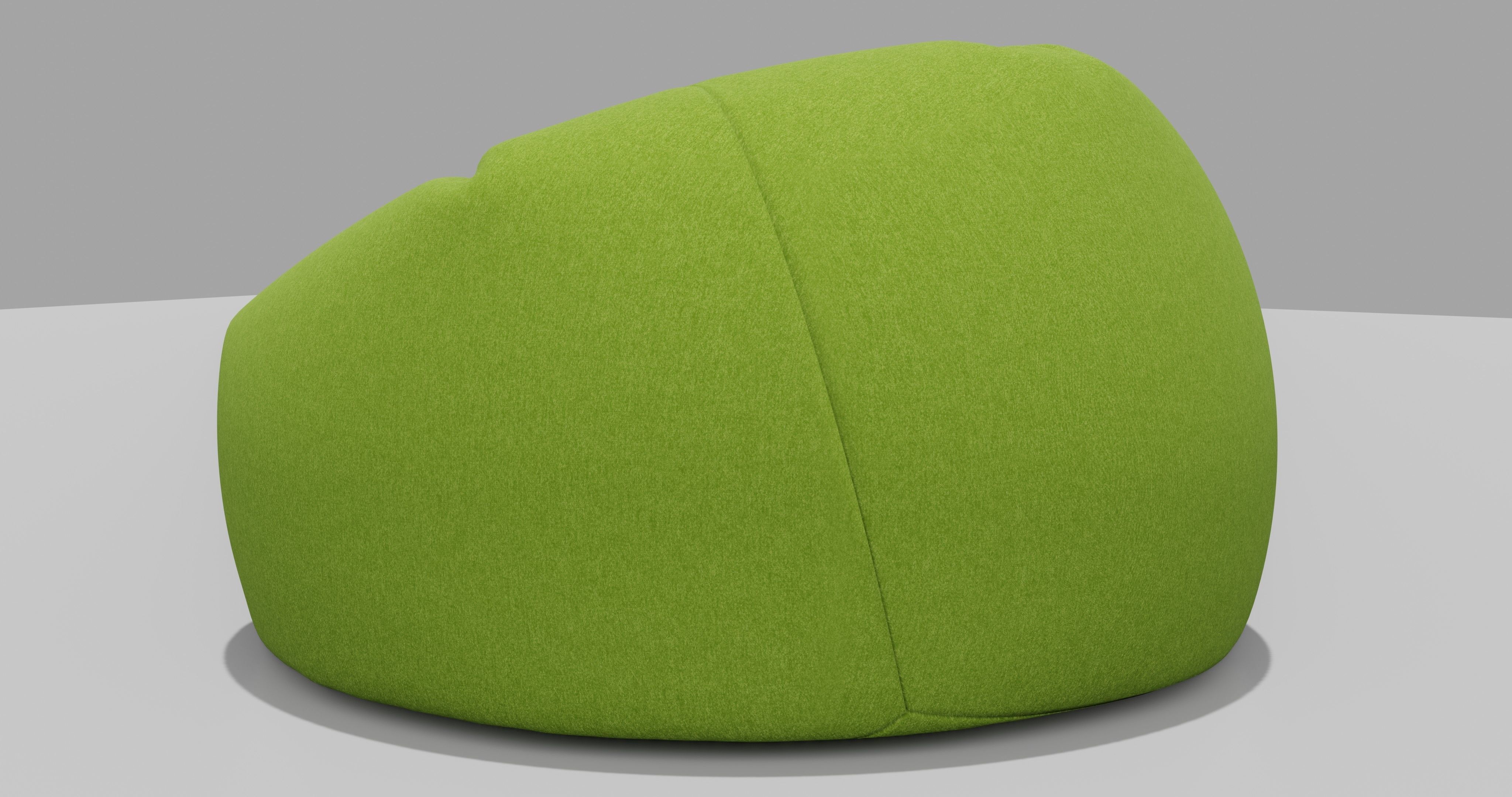 Beanbag bean bag chair 3D model_5