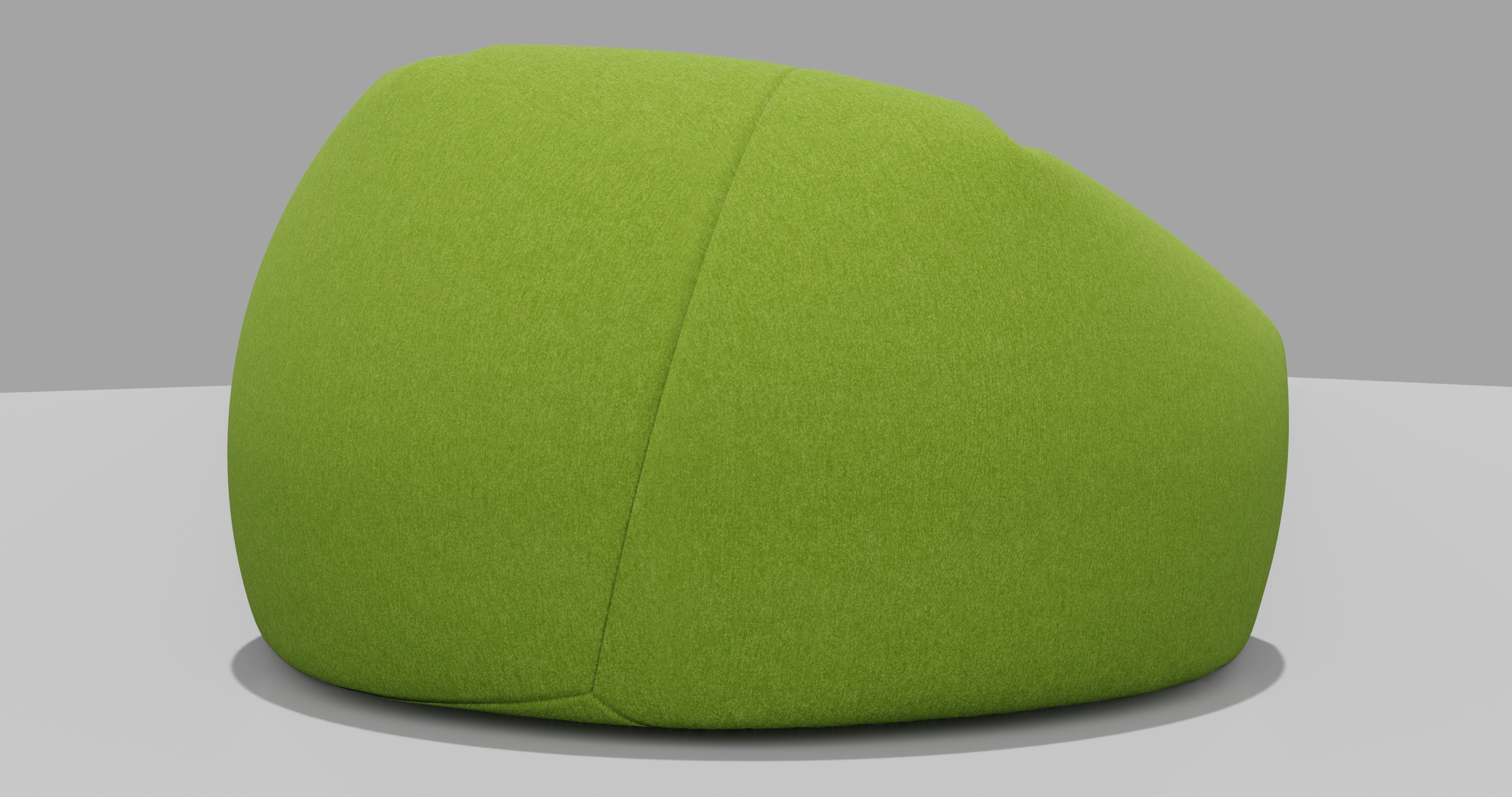 Beanbag bean bag chair 3D model_6