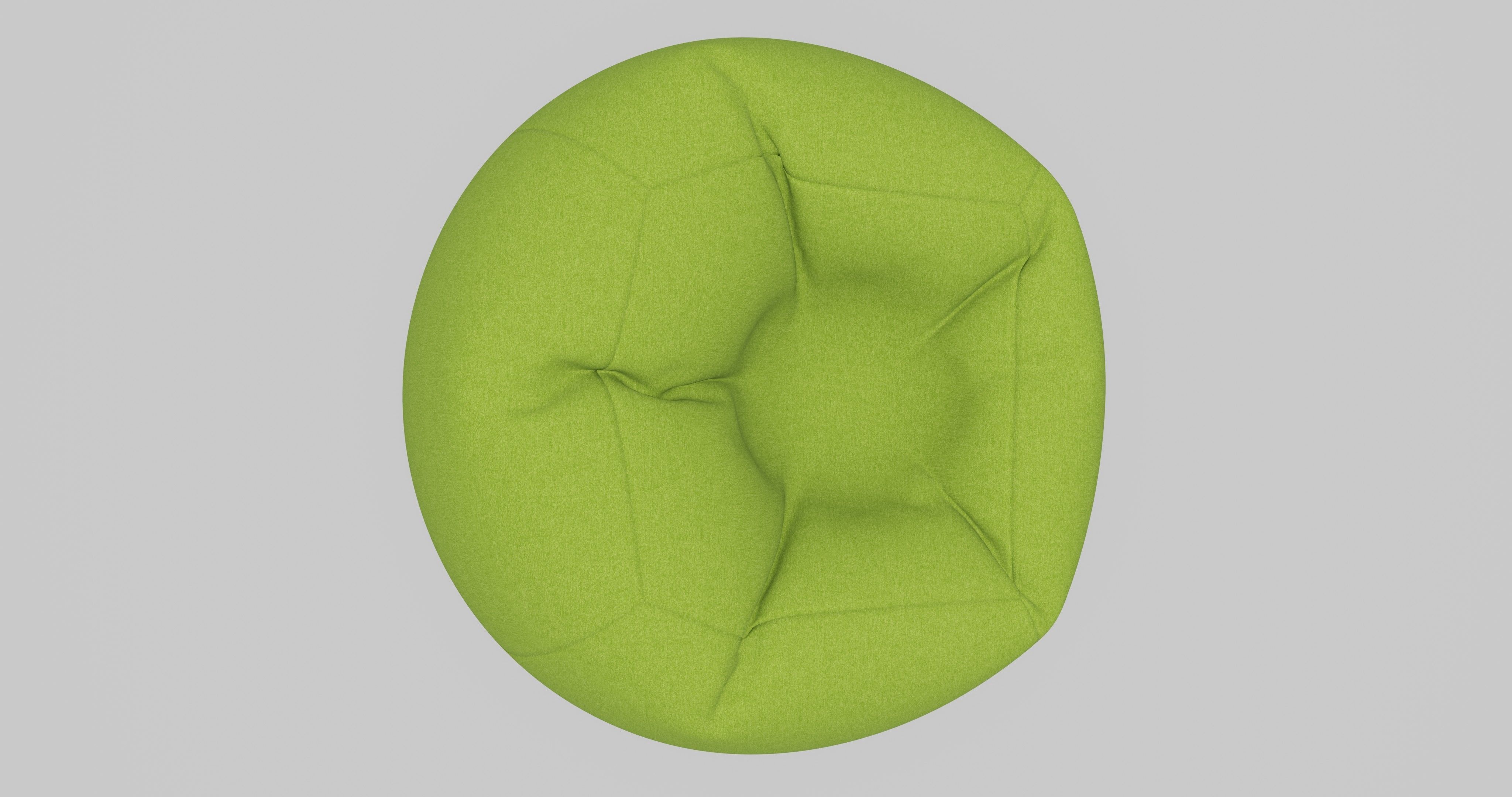 Beanbag bean bag chair 3D model_8