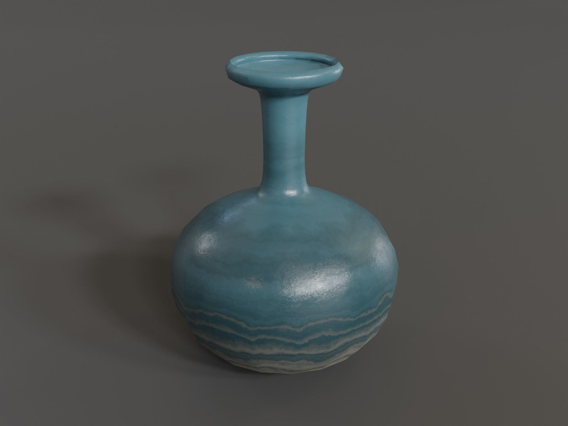 Medieval Tableware Low-poly 3D model_6