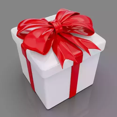Gift Boxes Set Christmas  3D model