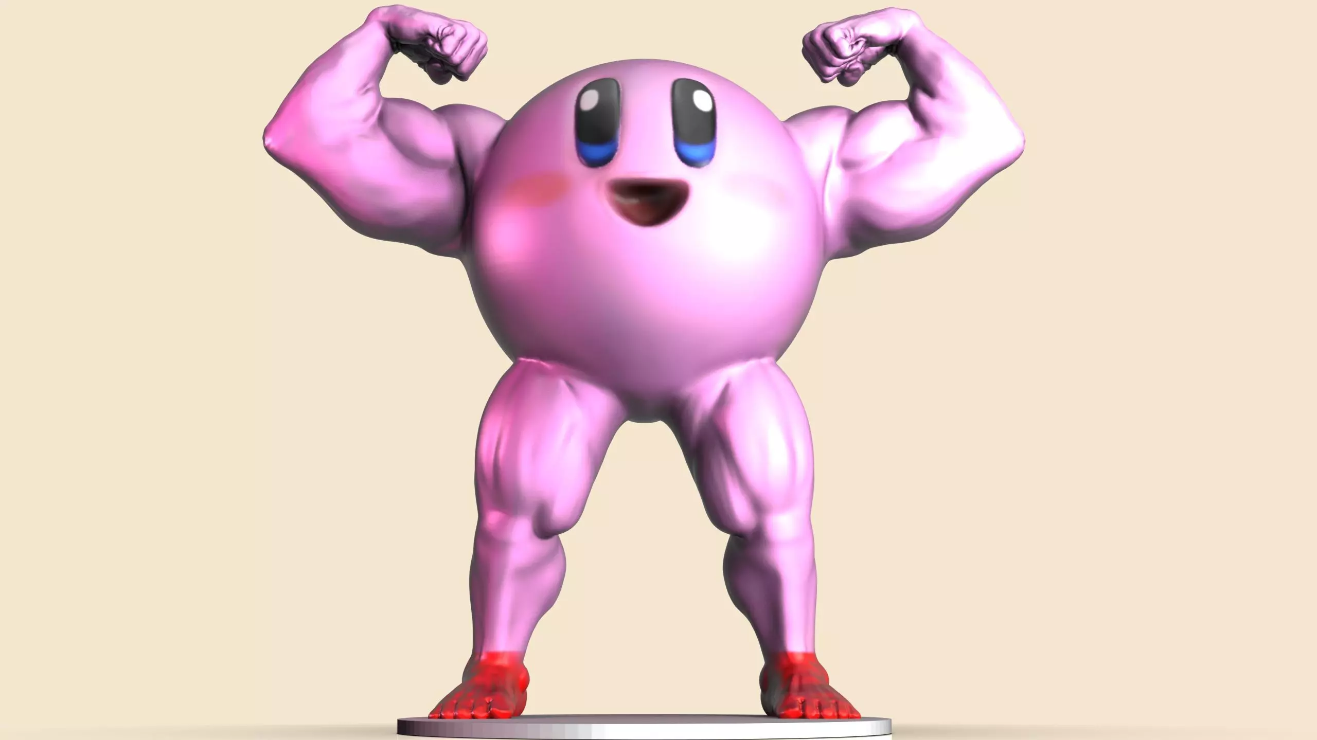 super kirby 3D print model_0