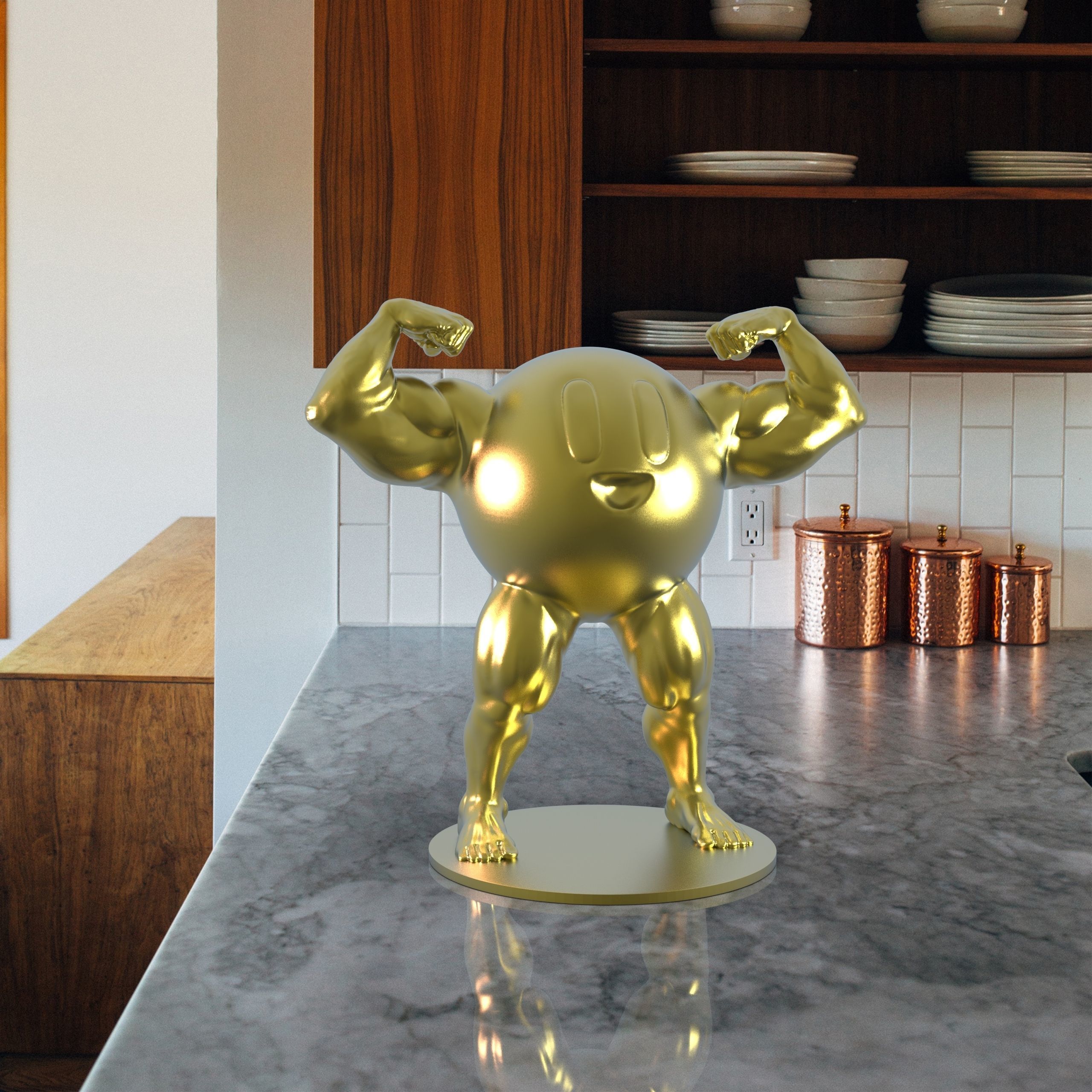 super kirby 3D print model_4