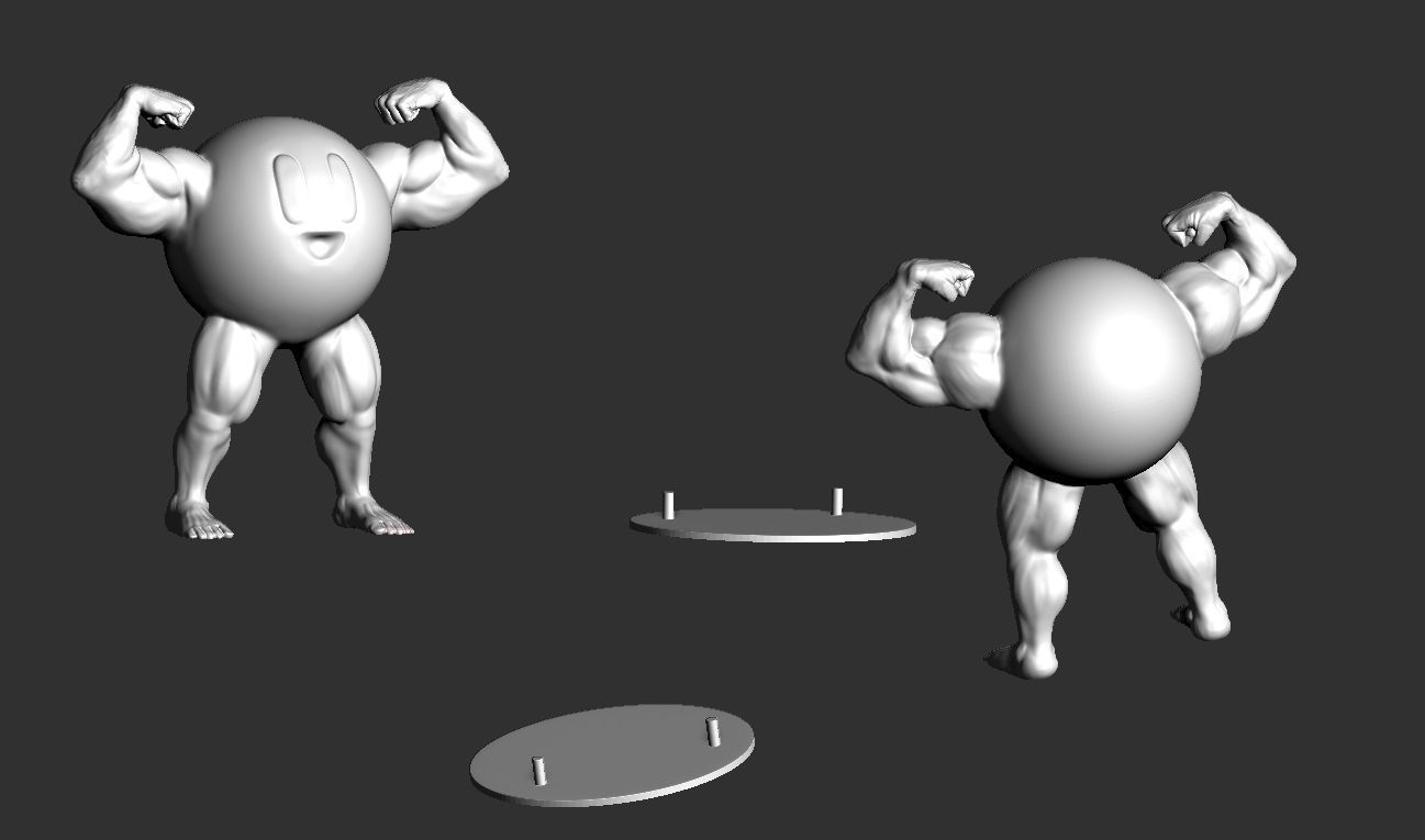 super kirby 3D print model_6