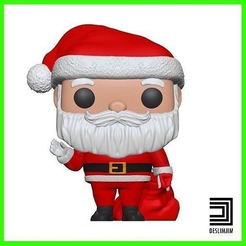 Santa Claus Noel XMAS FUNKO POP TOYART MERRY CHRISTMAS  3D print model