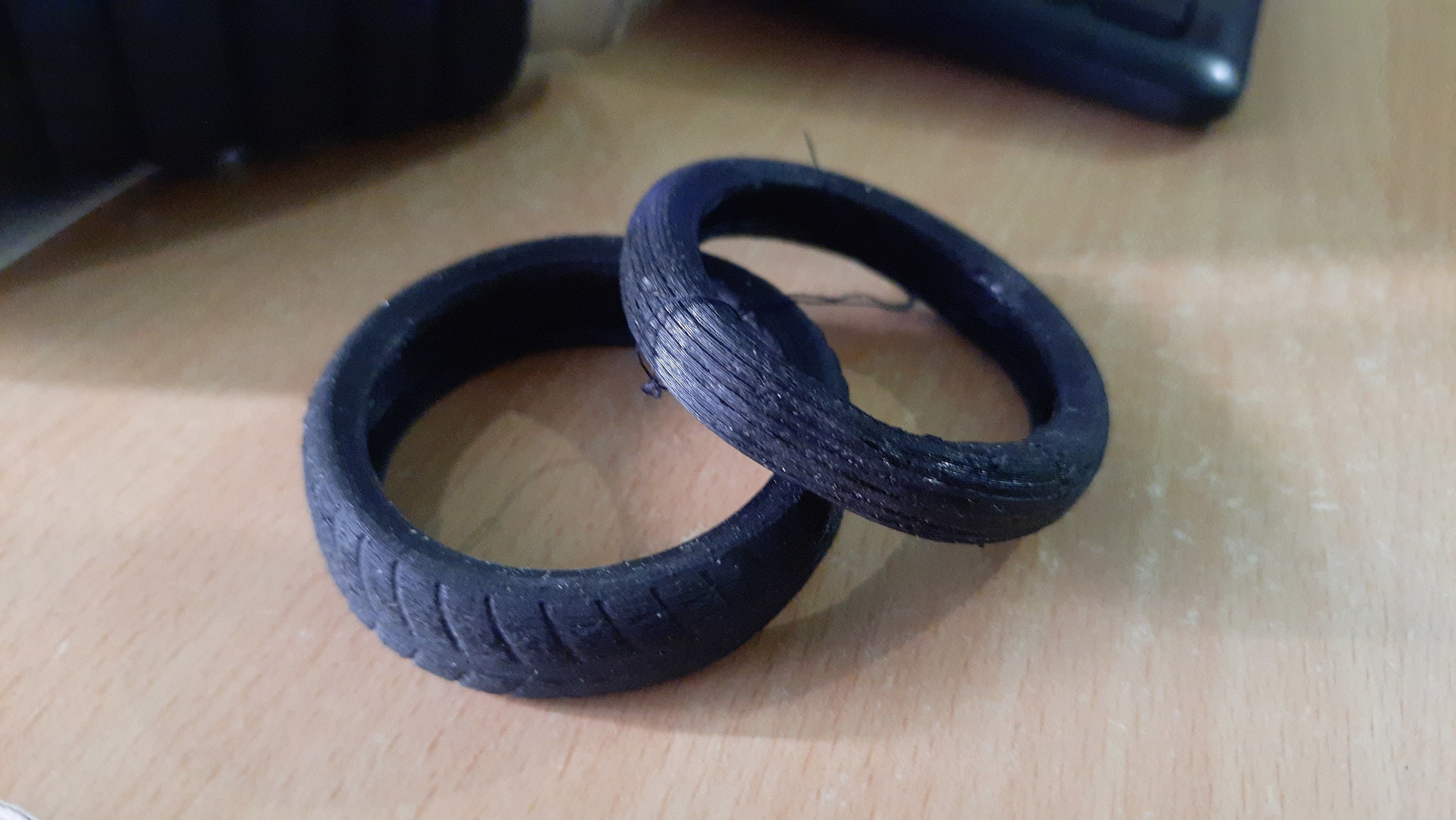 1 10th Scale 3D printable motorcycle tire - FRONT 3D print model 3D print model_3