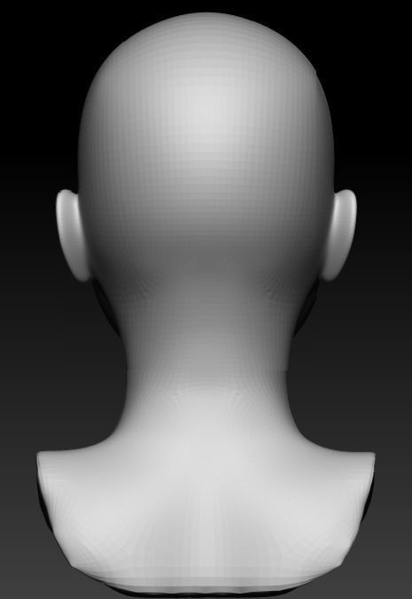 Female head pack 3D Model Collection_19