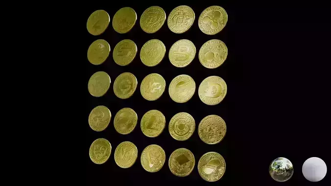 Crypto Coins Pack 2 Texture