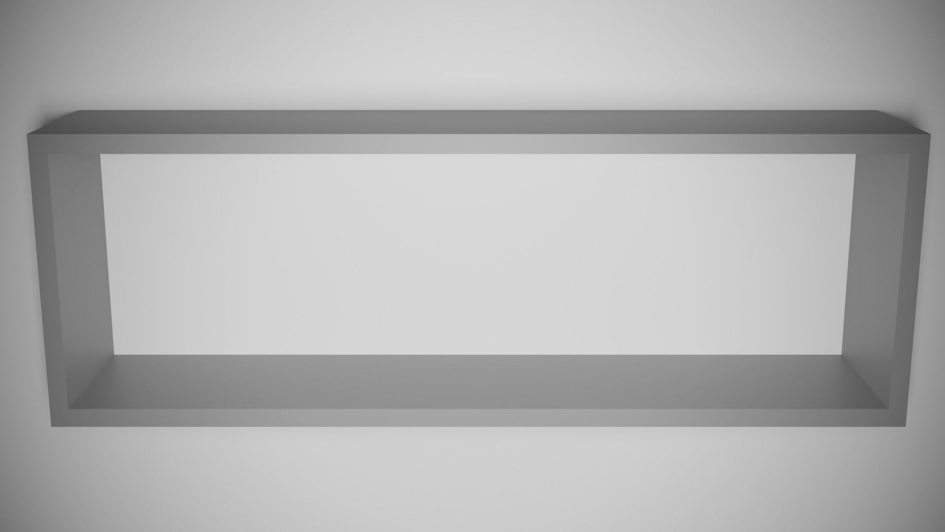 Modern shelfs set Low-poly 3D model_8