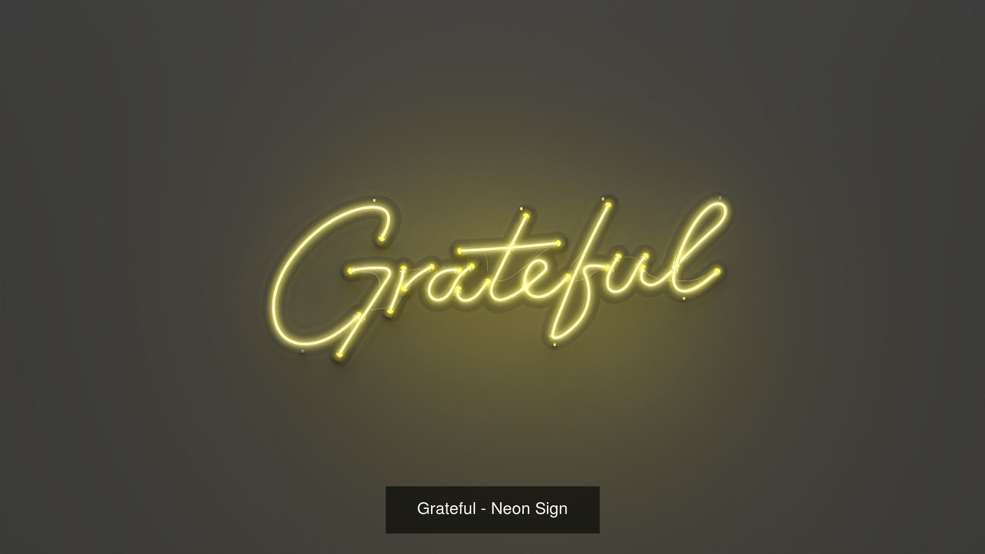 Lettering Pack 2 - Neon Signs 3D Model Collection_8