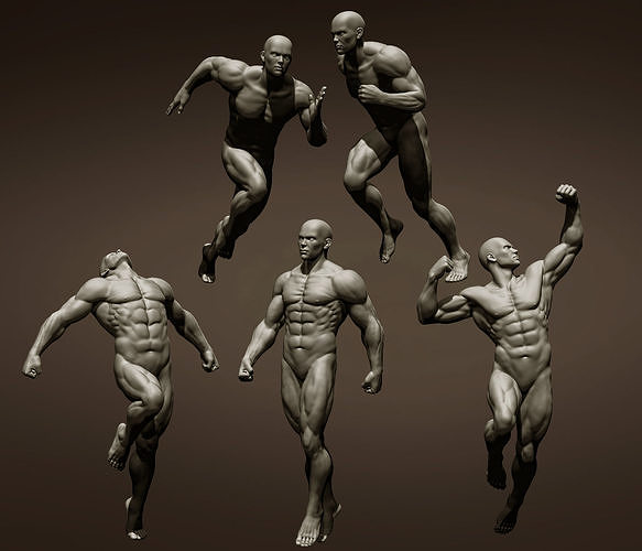 Man Body Model. Front Vector & Photo (Free Trial) | Bigstock