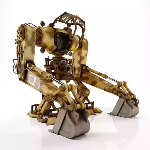 Robot Excavator Dirty