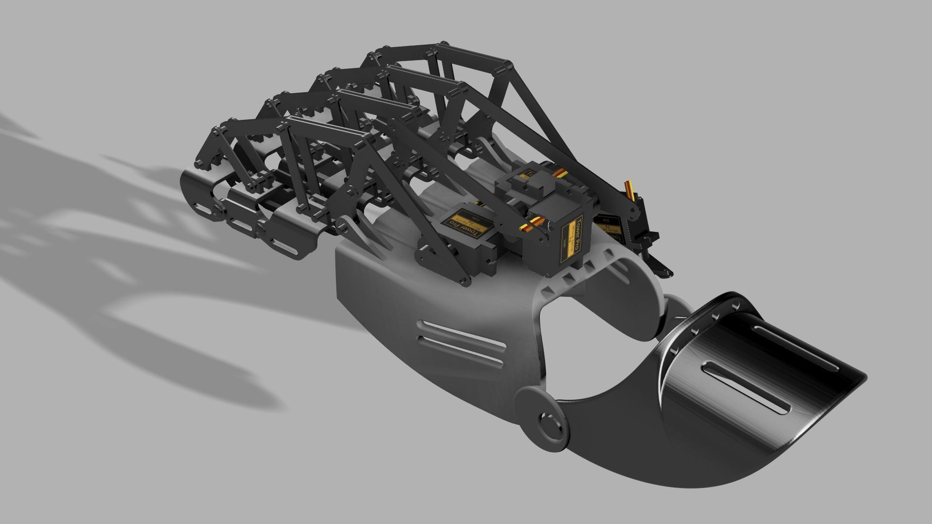 Prosthetic hand 3D model_3