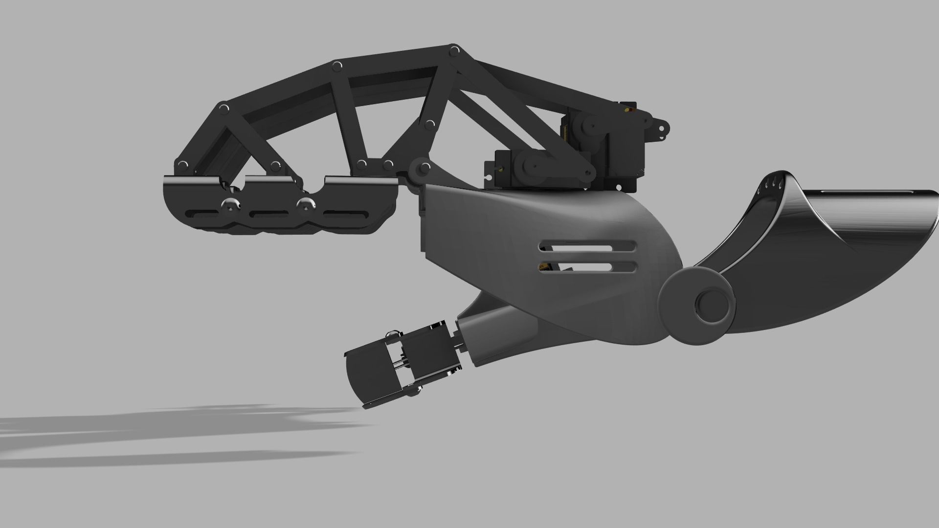 Prosthetic hand 3D model_2