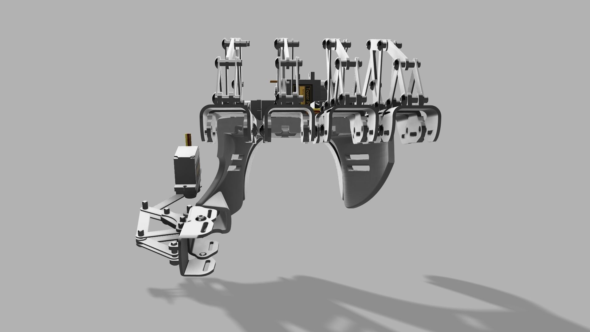 Prosthetic hand 3D model_1