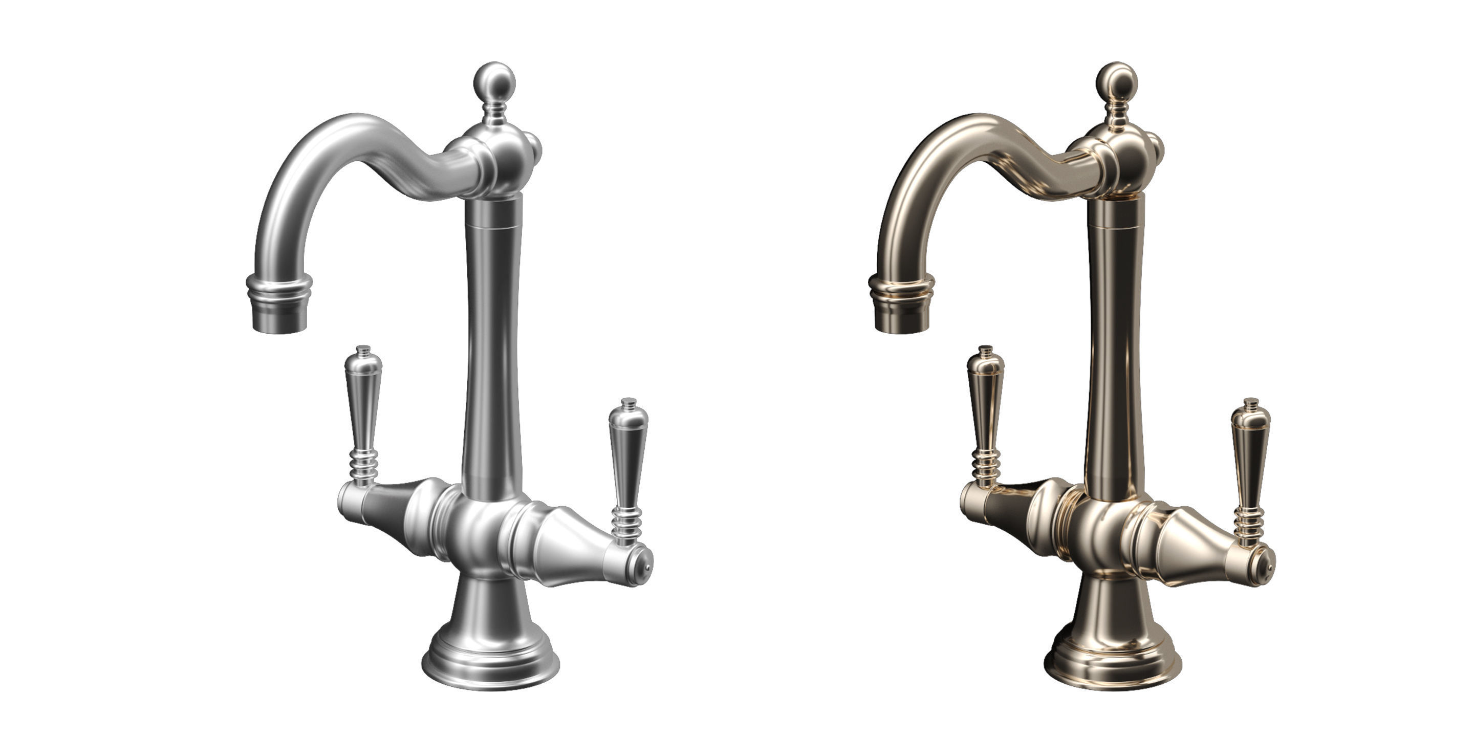 Tresa Two Handle Prep Faucet by Brizo 3D model_2