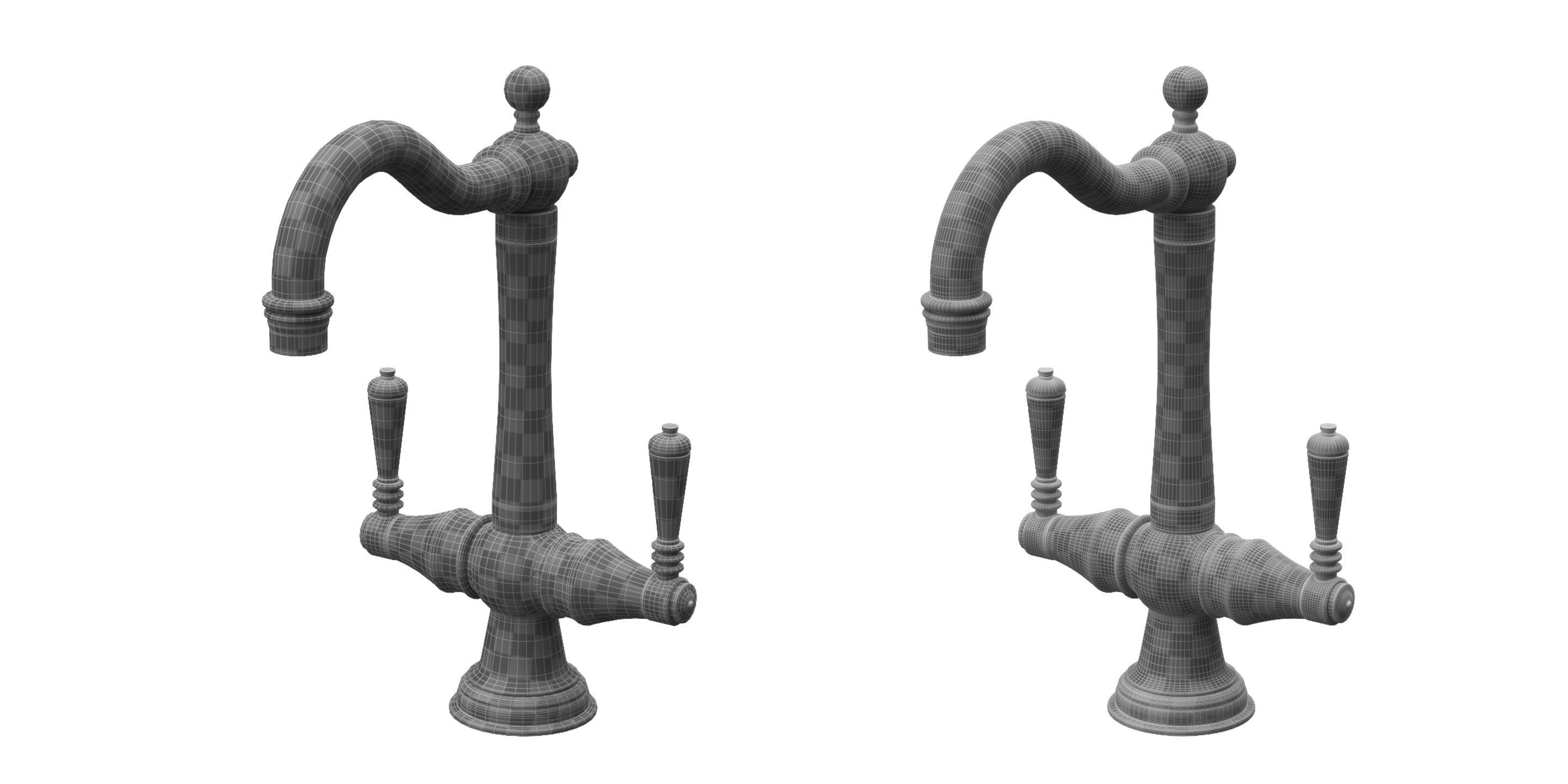 Tresa Two Handle Prep Faucet by Brizo 3D model_3