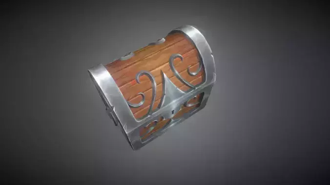 Stylized treasure chest 