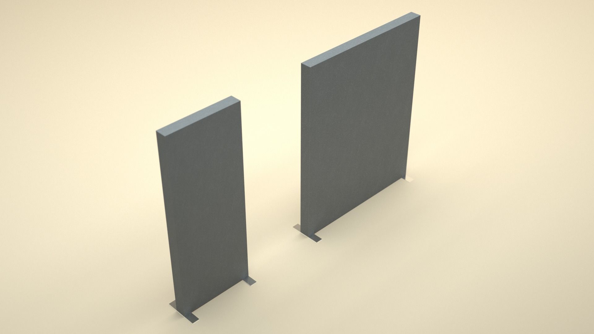 Convention Wall Free 3D model_1