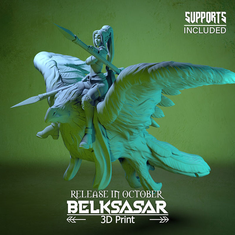 Raven Rider 3D print model_1