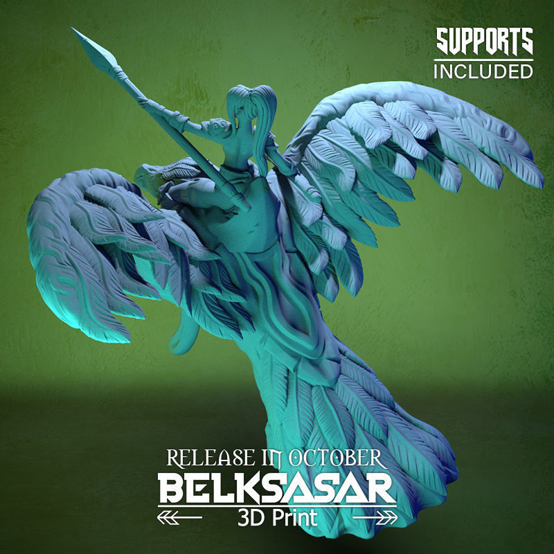 Raven Rider Normal and Topless 3D print model_33