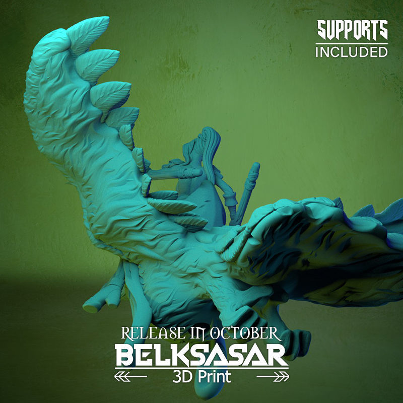 Raven Rider Normal and Topless 3D print model_39