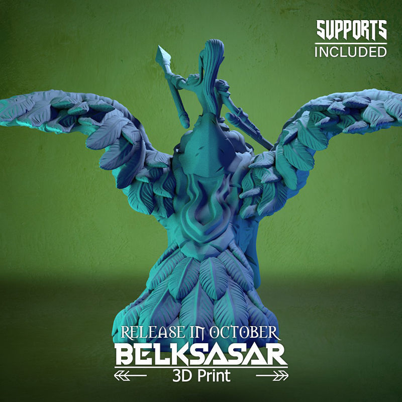 Raven Rider Normal and Topless 3D print model_11