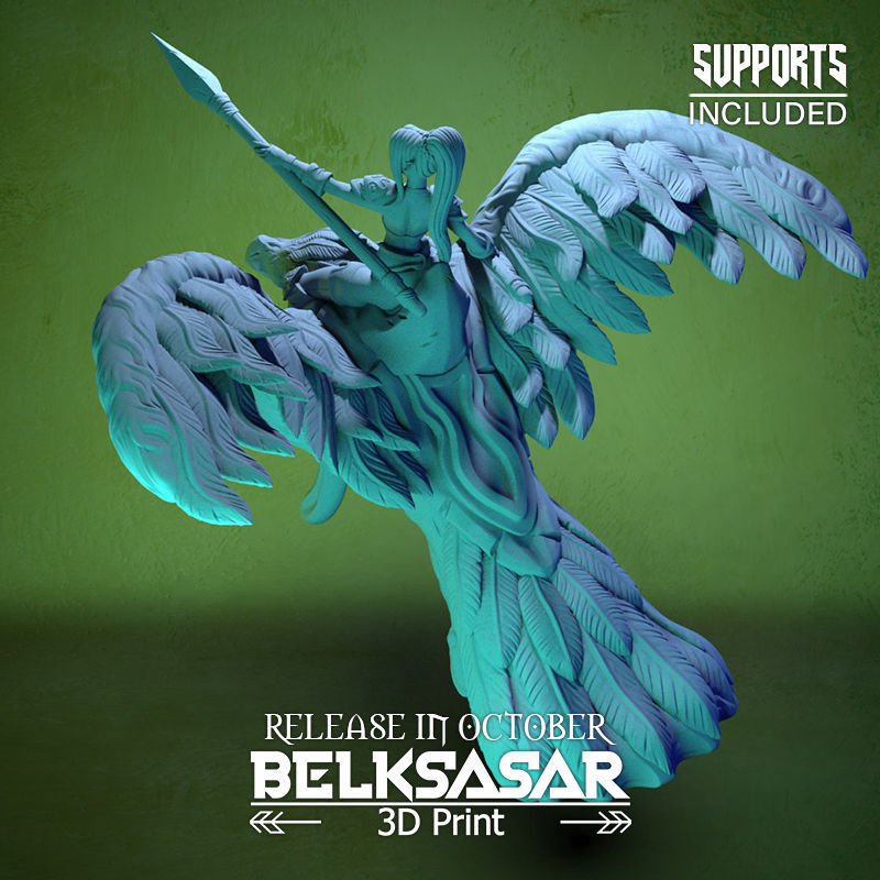 Raven Rider Normal and Topless 3D print model_34