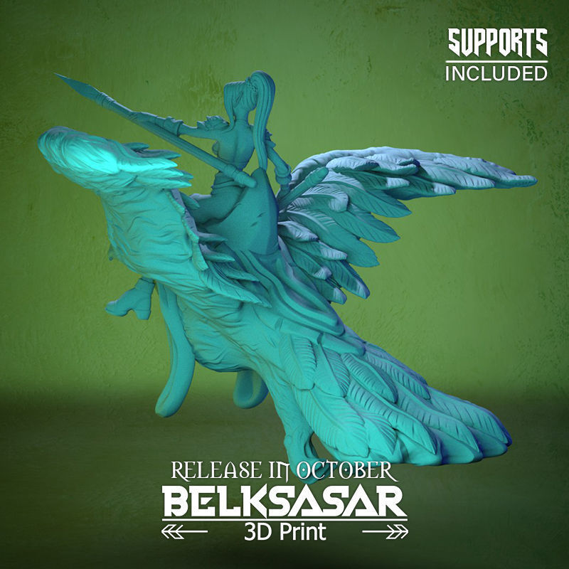 Raven Rider Normal and Topless 3D print model_8