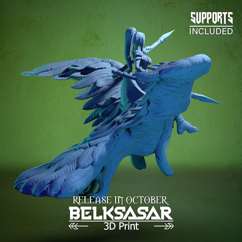 Raven Rider Normal and Topless 3D print model_12