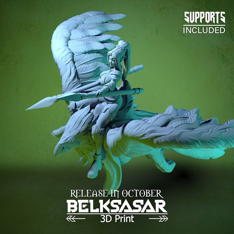 Raven Rider Normal and Topless 3D print model_32