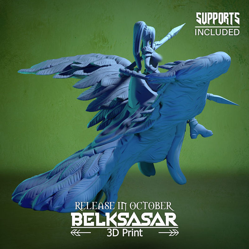 Raven Rider Normal and Topless 3D print model_13