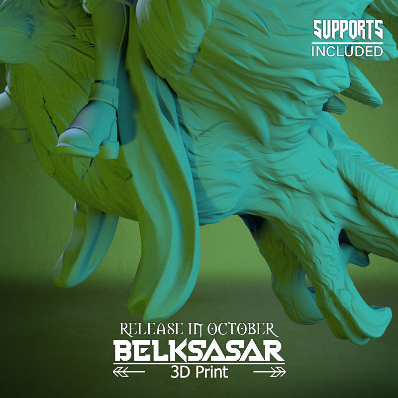 Raven Rider Normal and Topless 3D print model_22