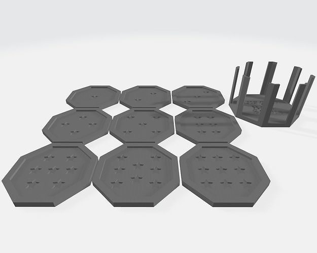 Dragon ball stars coaster set 3D print model