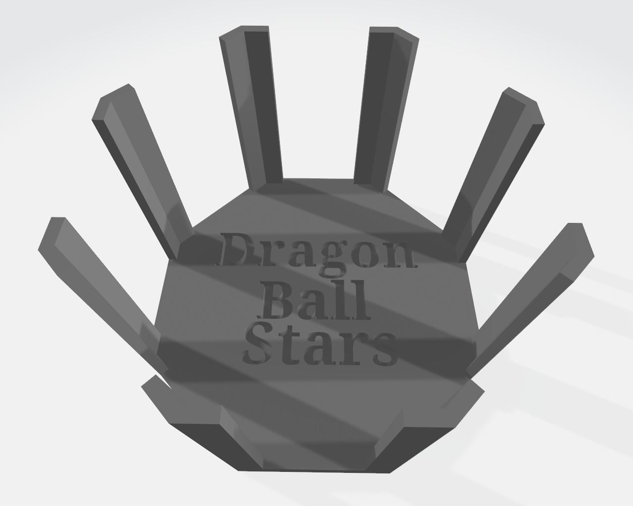 Dragon ball stars coaster set 3D print model_2