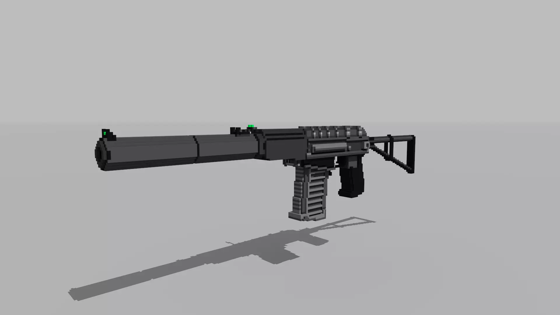 The AS Val Low-poly 3D model_0