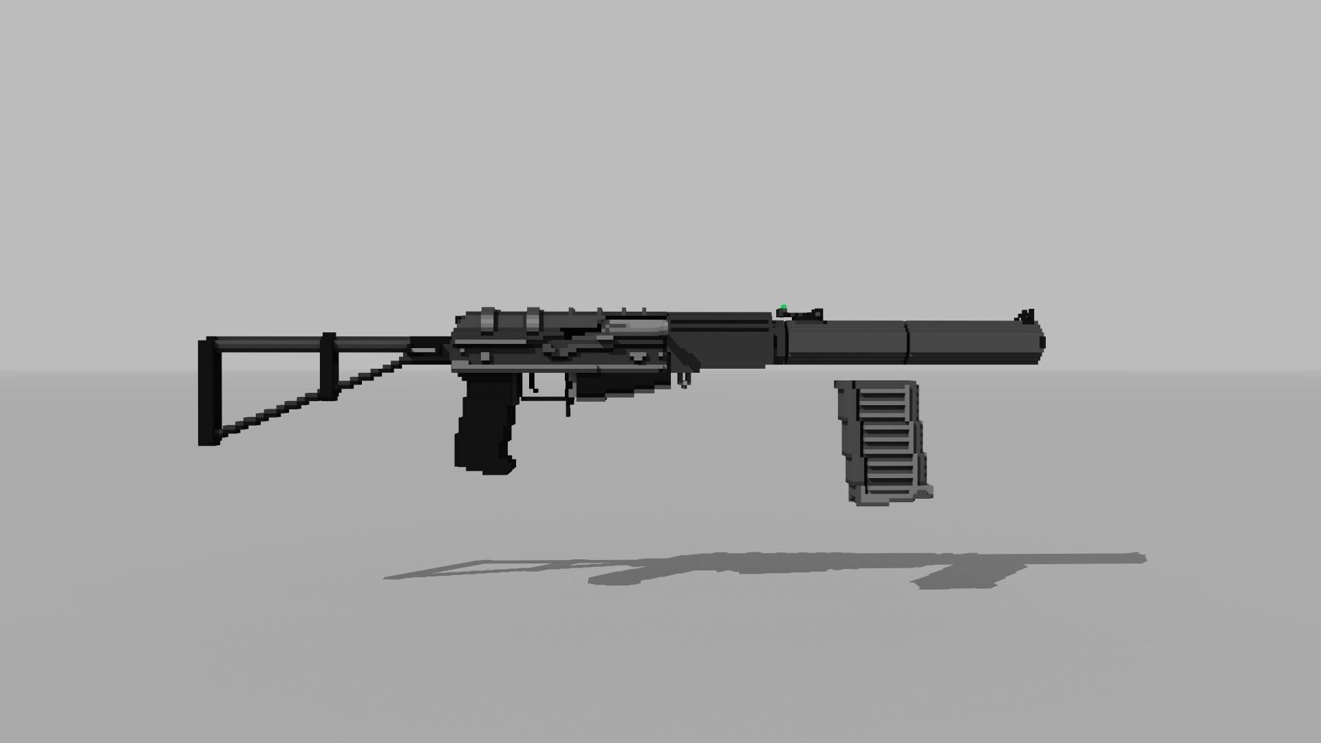 The AS Val Low-poly 3D model_5