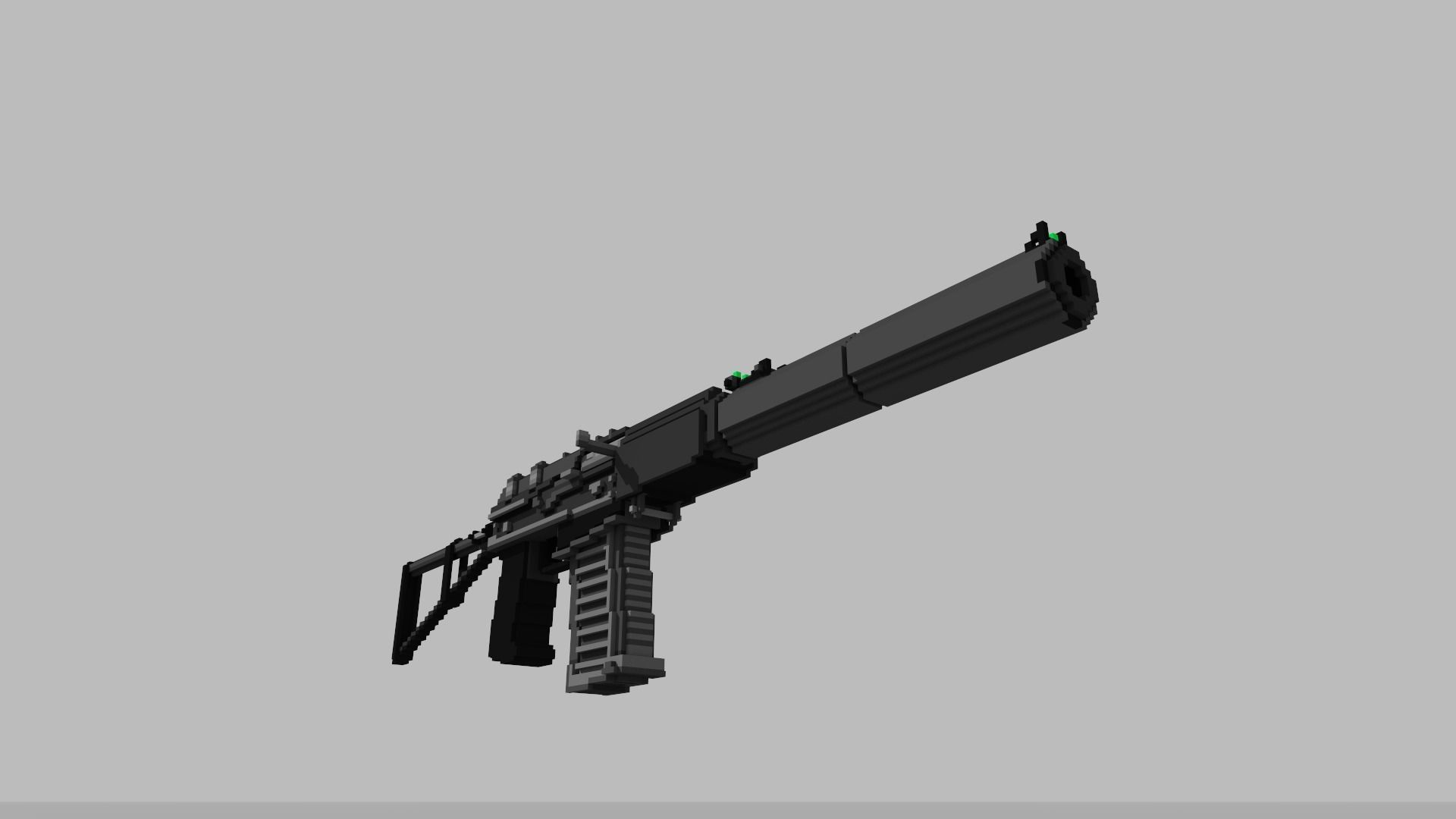 The AS Val Low-poly 3D model_3