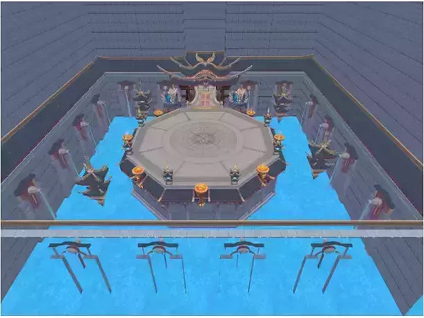 Model Scene Fighting Stage