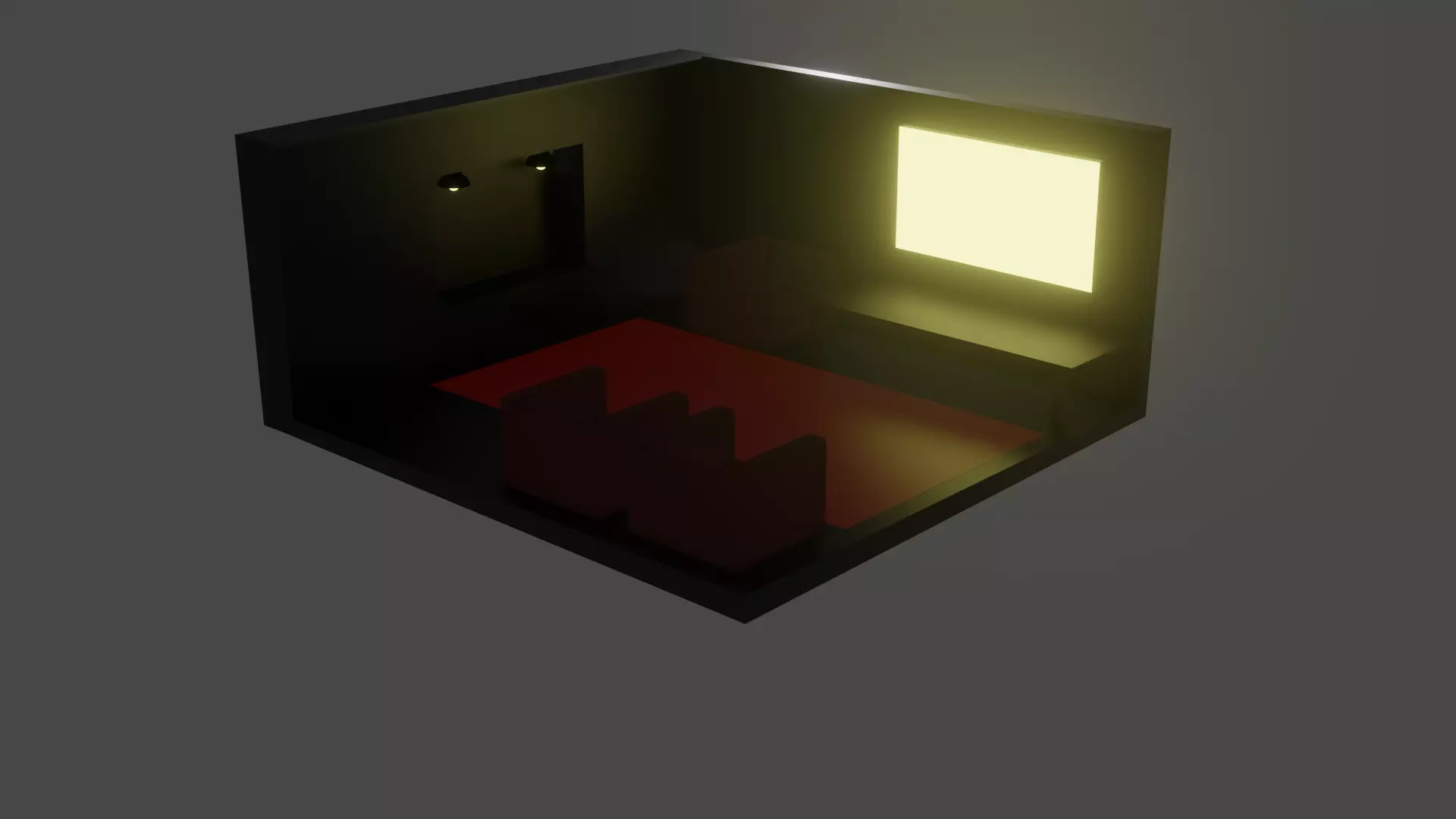 Living room Free 3D model_0