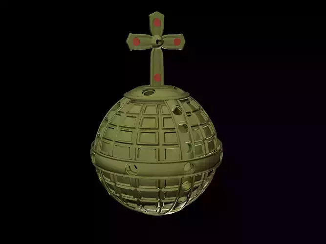 Holy Hand Grenade - Ready Player One version - 3D Printable 3D print model