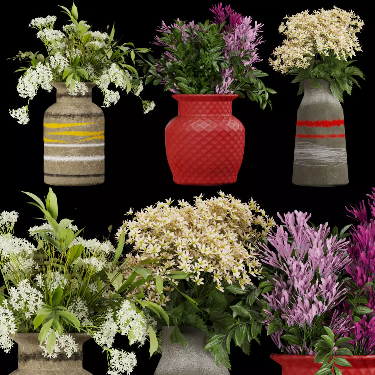 Collection plant vol 259 - Bouquet 3D model