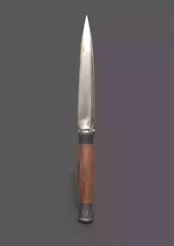 Hunting knife 2 - games model Low-poly 3D model