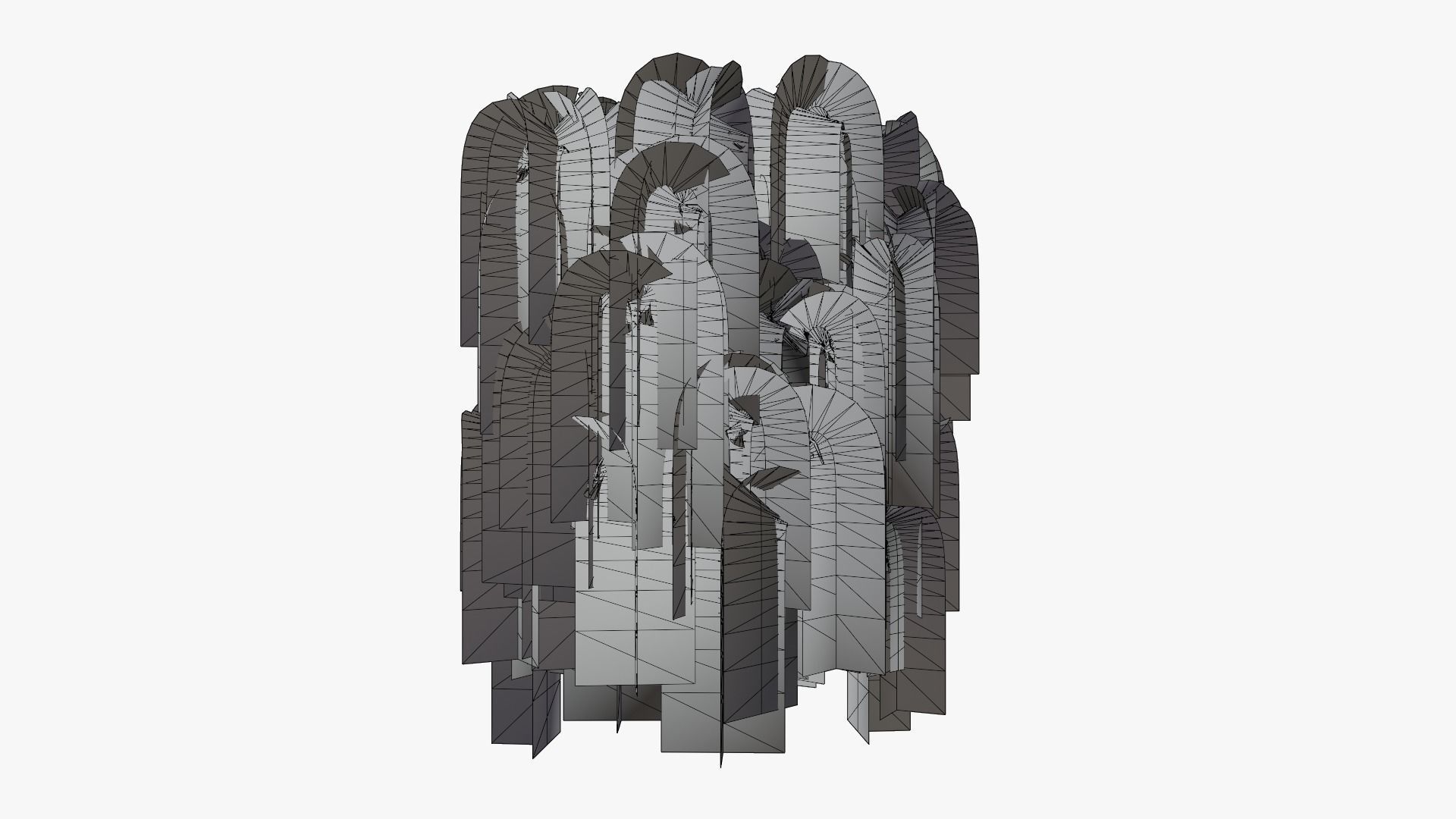 Weeping Willow v1 Low-poly 3D model_10